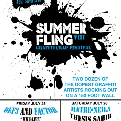 Saskatoon Summer Fling VIII - Graffiti/Rap Festival