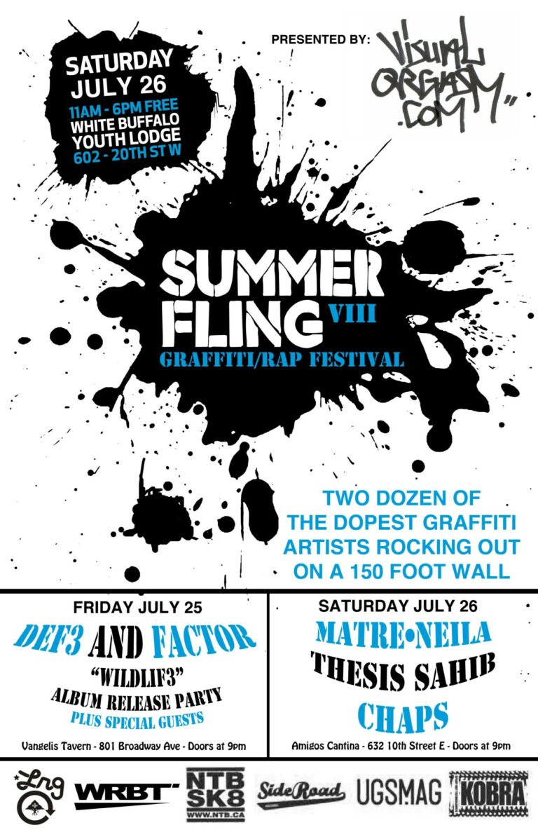 Saskatoon Summer Fling VIII - Graffiti/Rap Festival