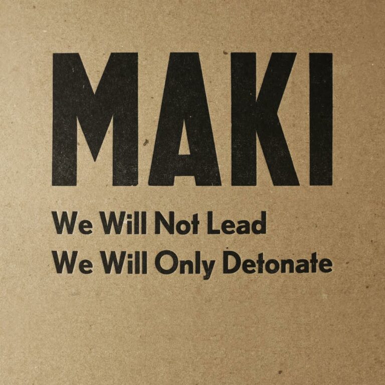 We Will Not Lead We Will Only Detonate