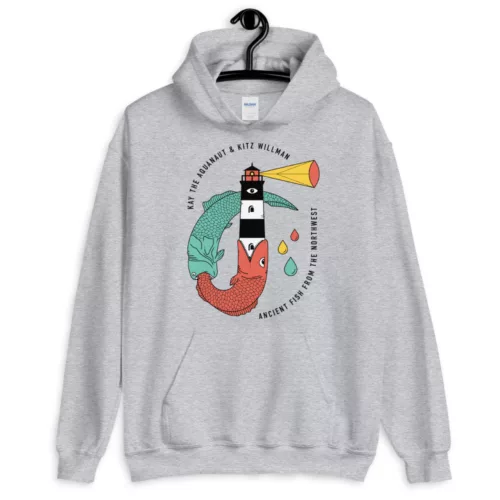 Kay The Aquanaut & Kitz Willman - 'Ancient Fish From the Northwest' Hoodie