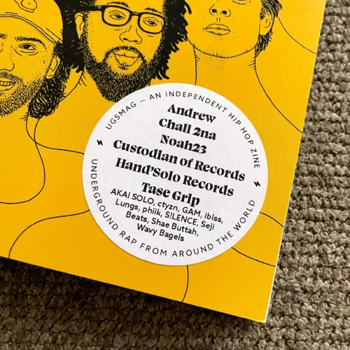 Featuring: Andrew, Chali 2na, Noah23, The Custodian of Records, Hand’Solo Records,  Tase Grip: AKAI SOLO, ctyzn, GAM, iblss, Lungs, phiik, S!LENCE, Seji Beats, Shae Buttah, Wavy Bagels