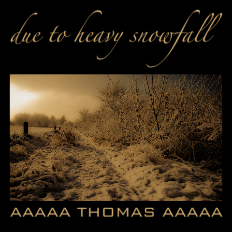 A Thomas - Due to Heavy Snowfall