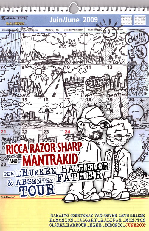 Mantrakid & Ricca Razor Sharp - Summer '09 Tour