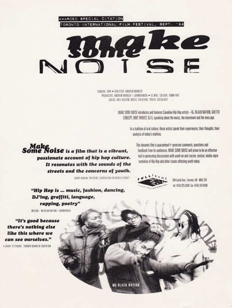 Make Some Noise One Sheet Make Some Noise One Sheet